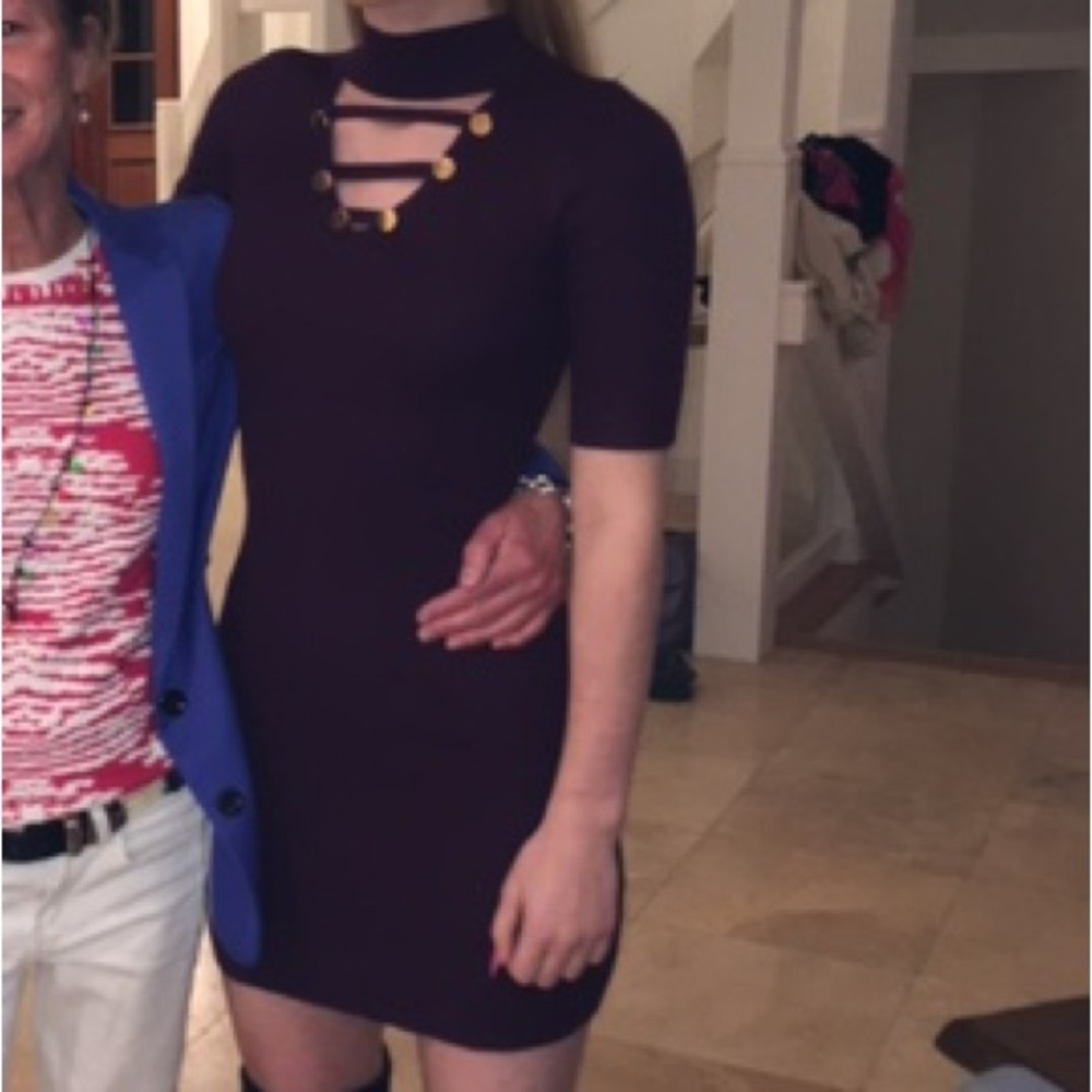 Purple Midi Dress